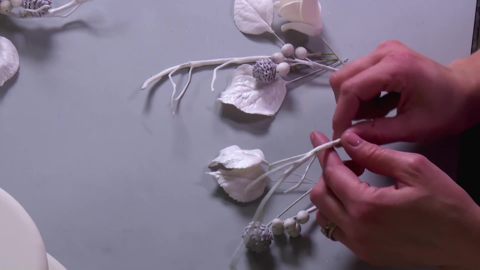 Stylized Wreath Cake