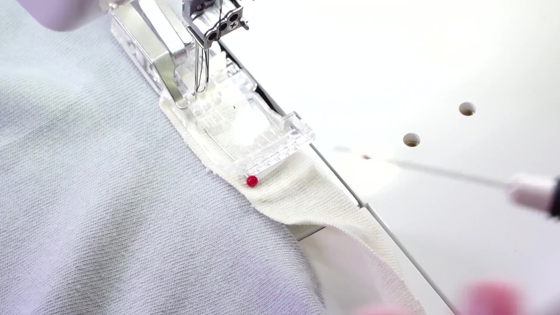 Coverstitch Techniques: Necklines