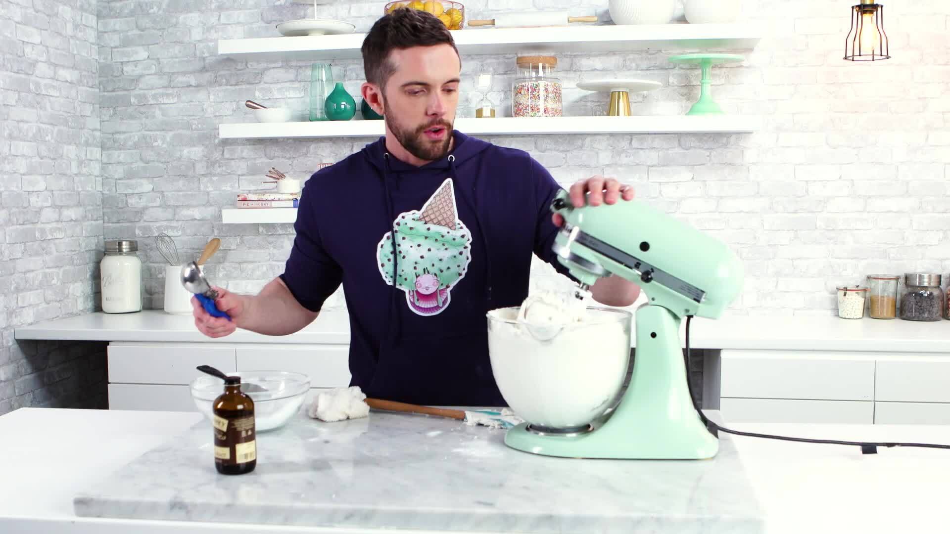 Melted Ice Cream Cone Cake