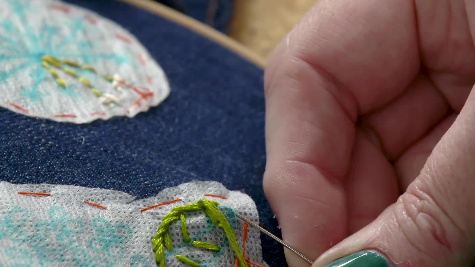 Stitching the Botanical Motifs