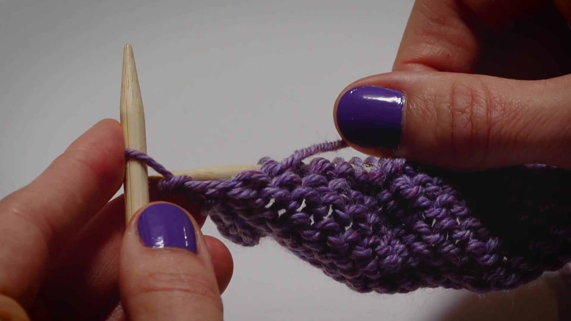 The Easiest Purl Stitch Tutorial