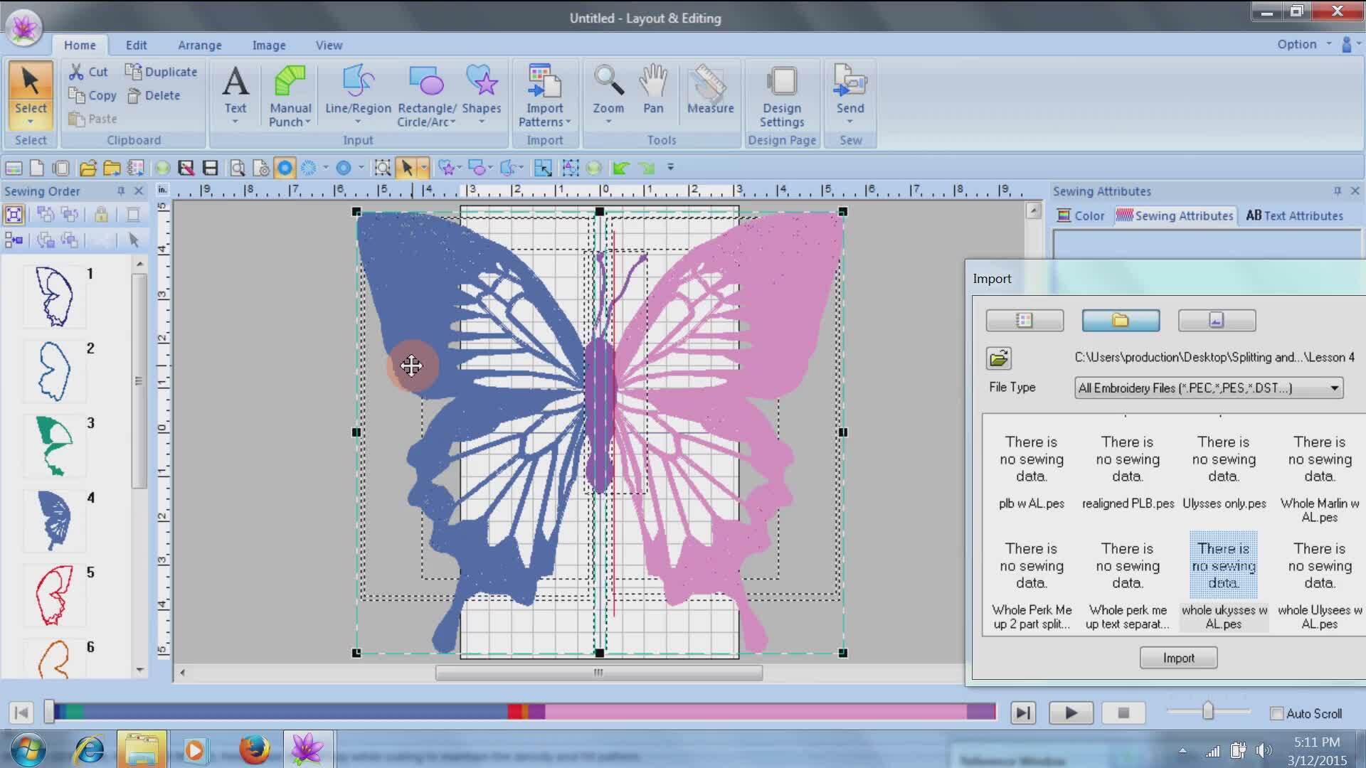 Splitting Existing Designs