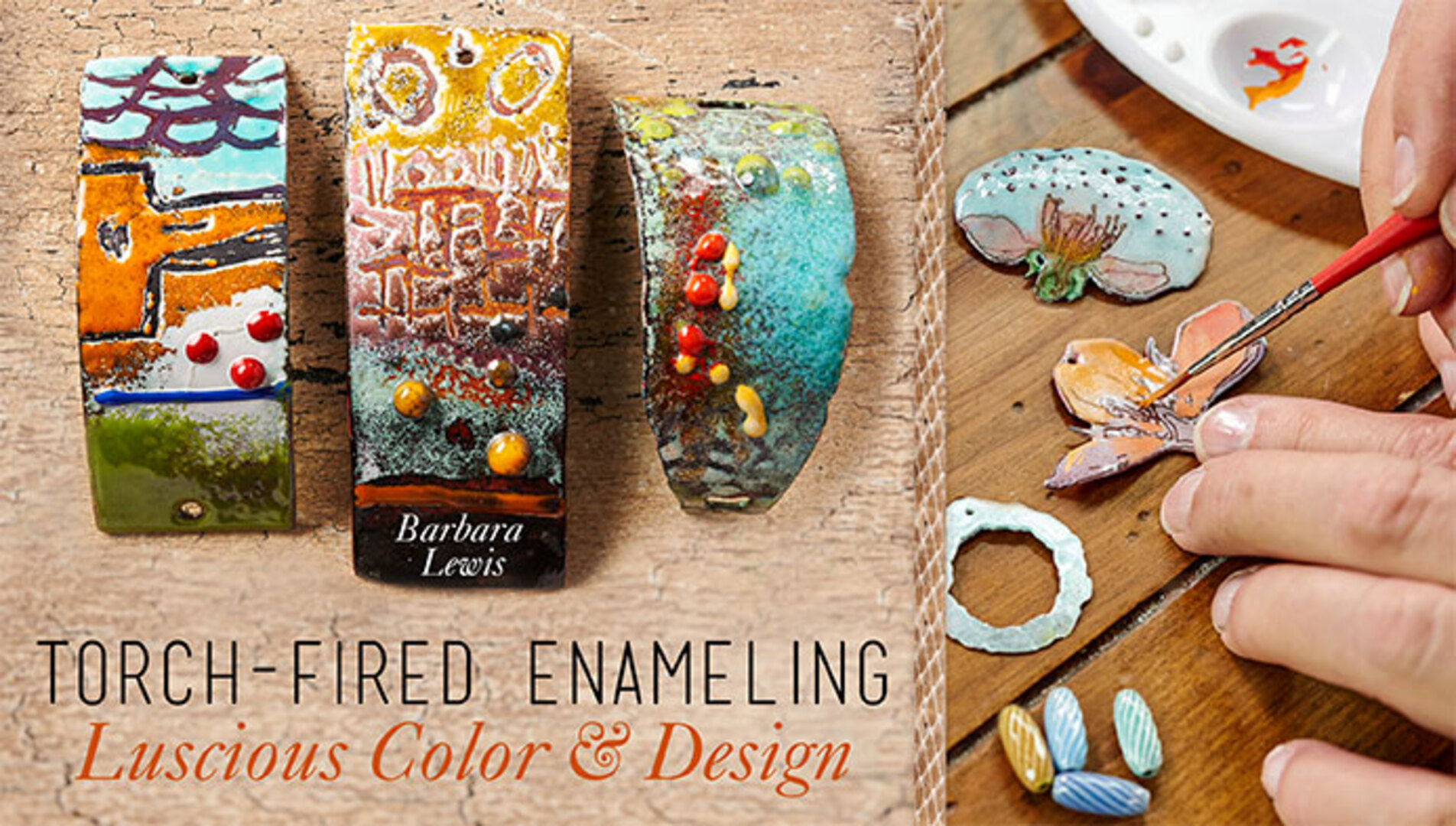 Torch-Fired Enamel Jewelry, Advanced Necklaces by Barbara Lewis:  9781440323201