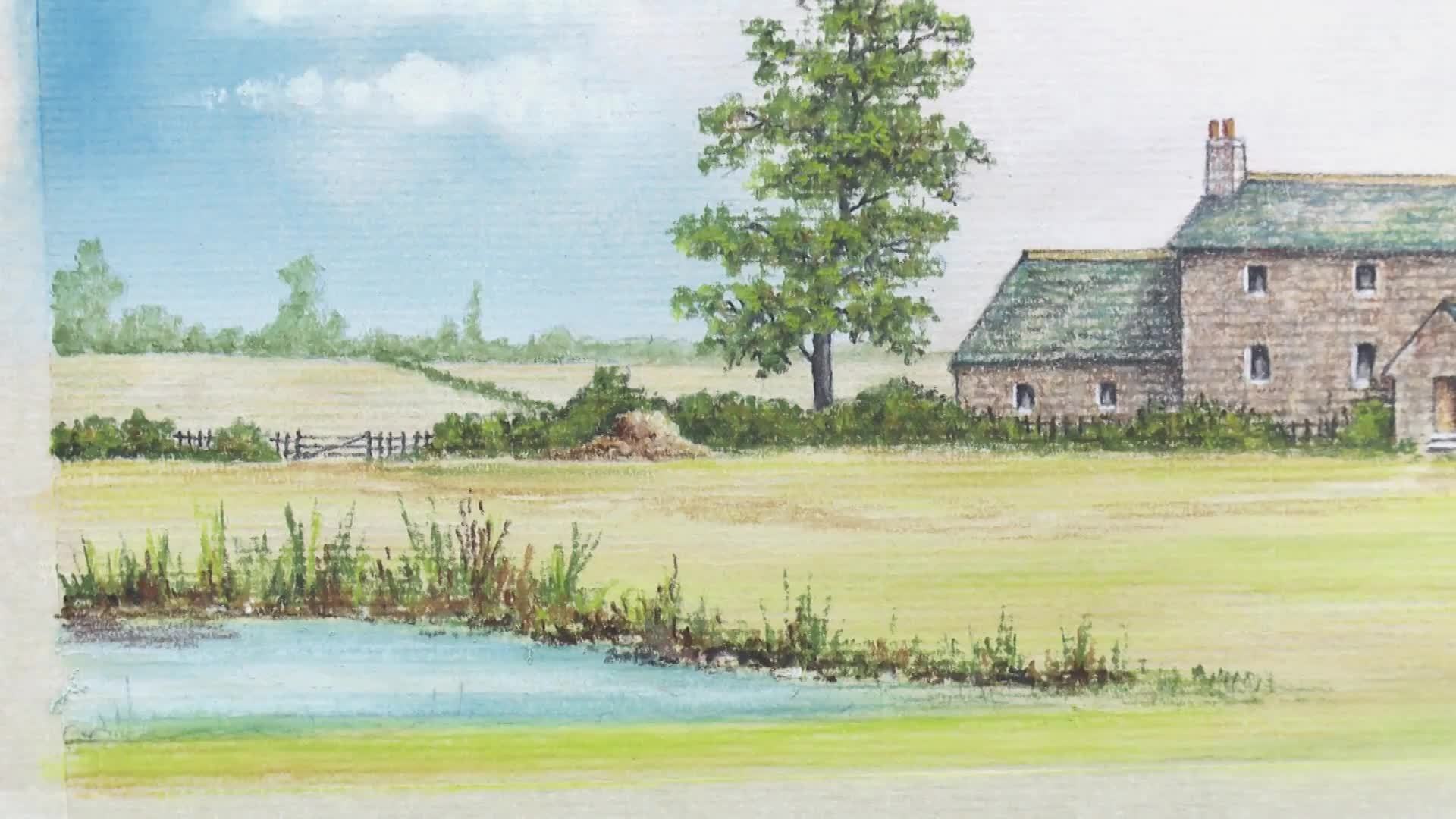 Landscape: Meadow &amp; Pond