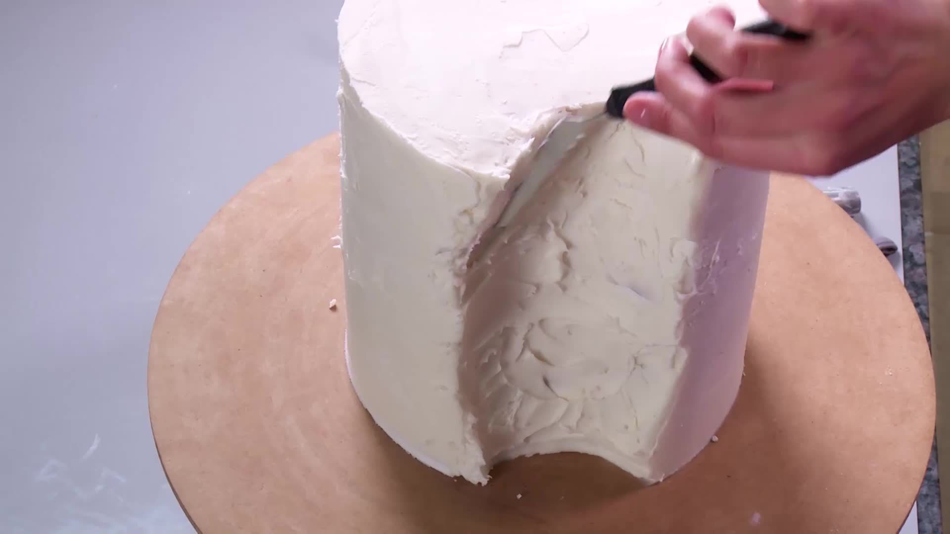 Geode Cake: Shaping & Covering