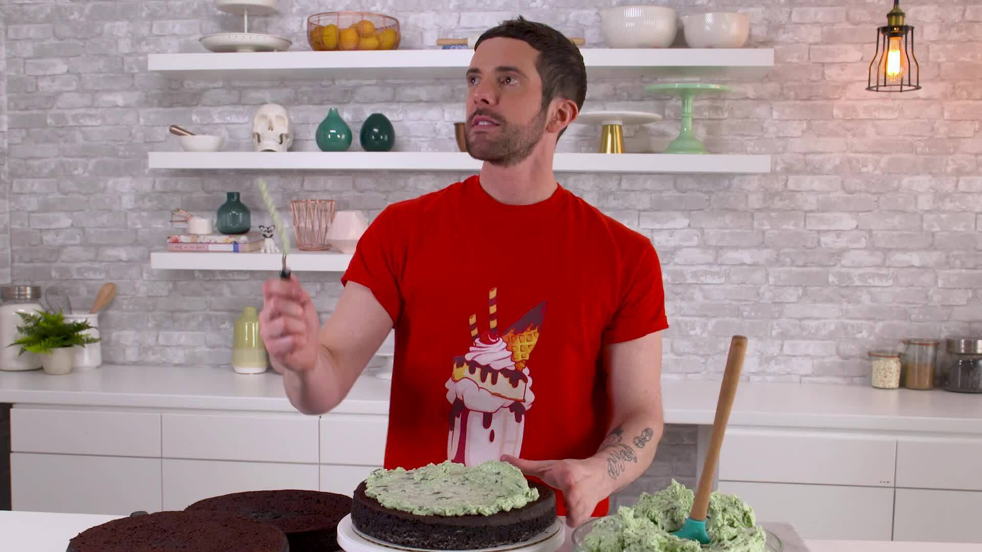 DIY Ice Cream Cone Cake