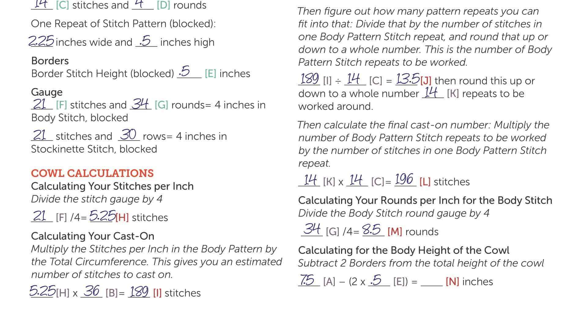 Designing a Mobius Cowl