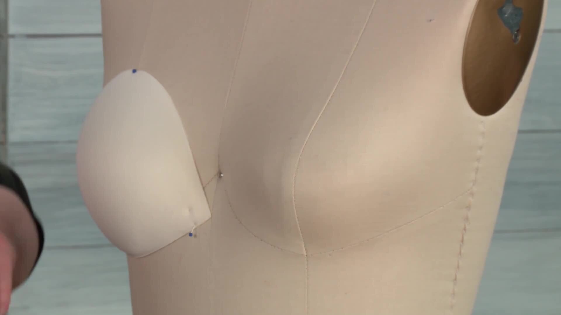 Interior Bra With Pre-Formed Cups