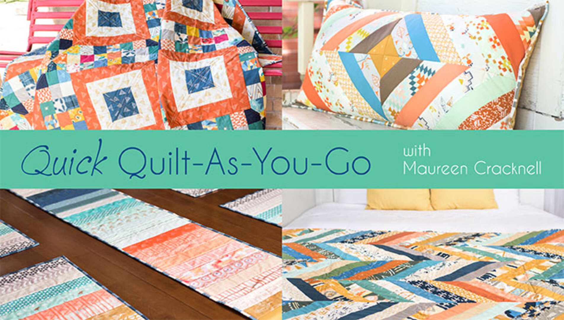 Quick Quilts: 15 Quilt As You Go Tutorials and Quilt As You Go Blocks