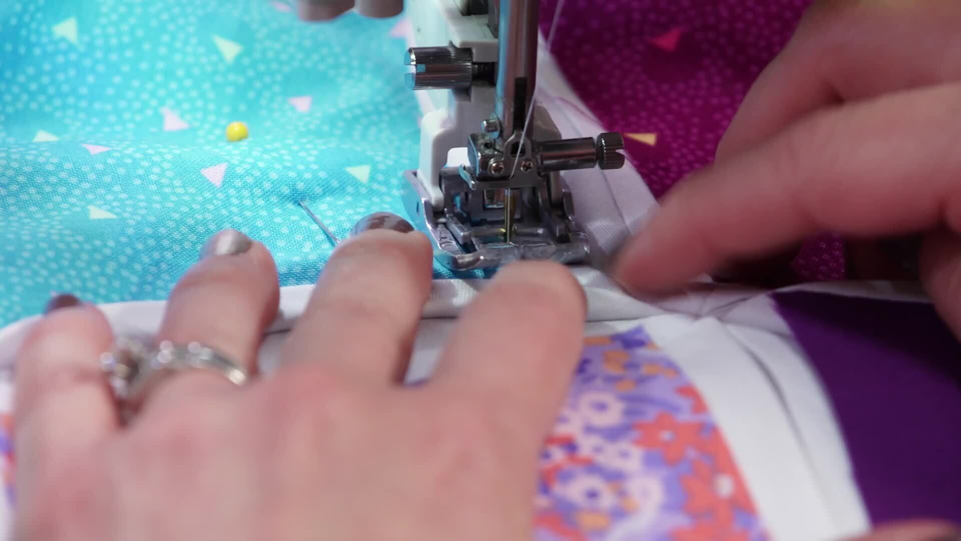 Cathedral Window Pillow