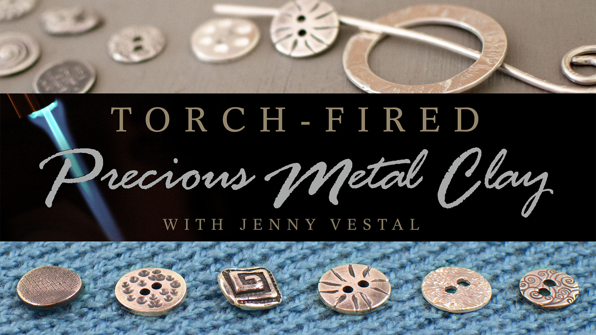 Nancy teaching Precious Metal Clay Jewelry!
