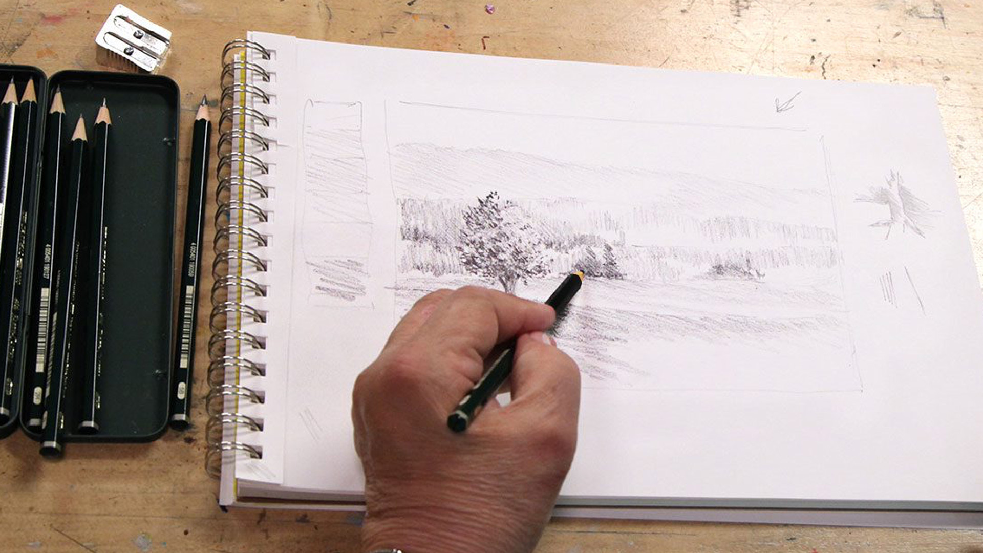 Intro to Landscape Drawing Course