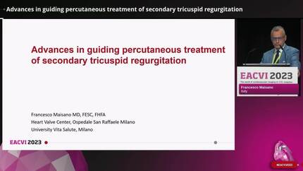 Multi-modality approach to secondary tricuspid regurgitation