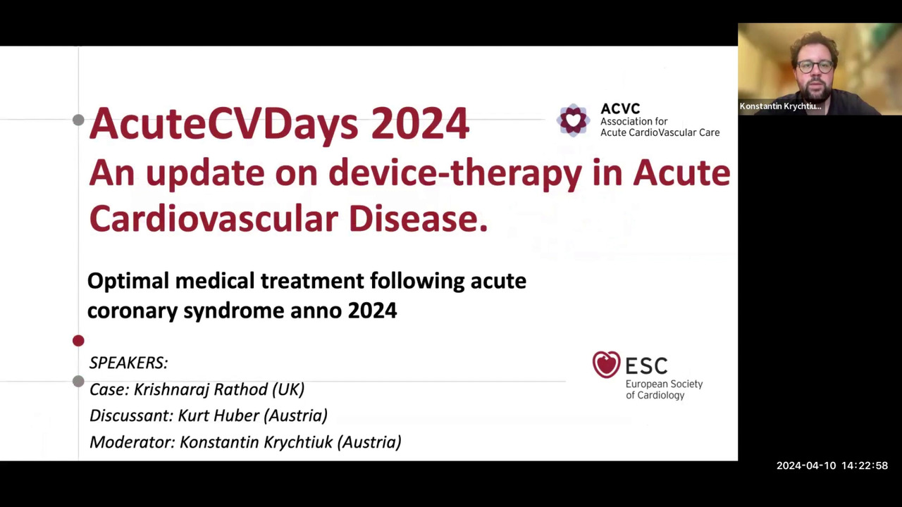 ACVC Talks - episode 1 - device therapy in acute cardiovascular disease