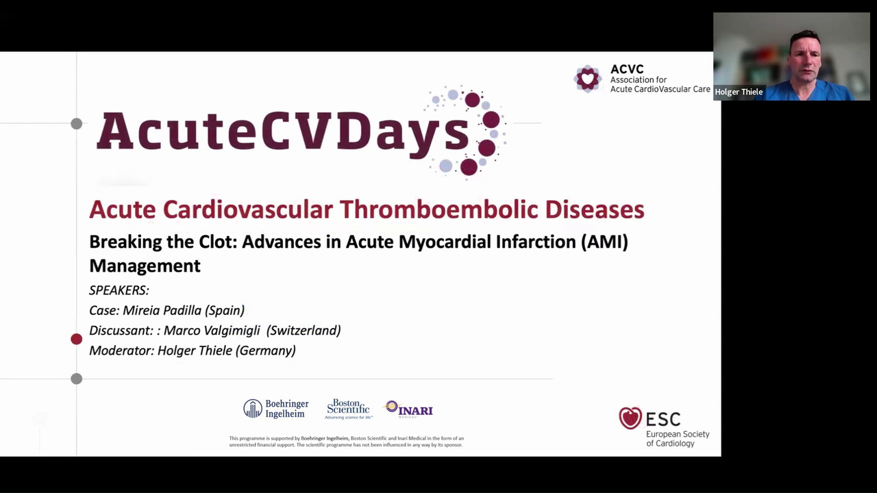 ACVC Talks - episode 1 - Acute Cardiovascular Thromboembolic Diseases