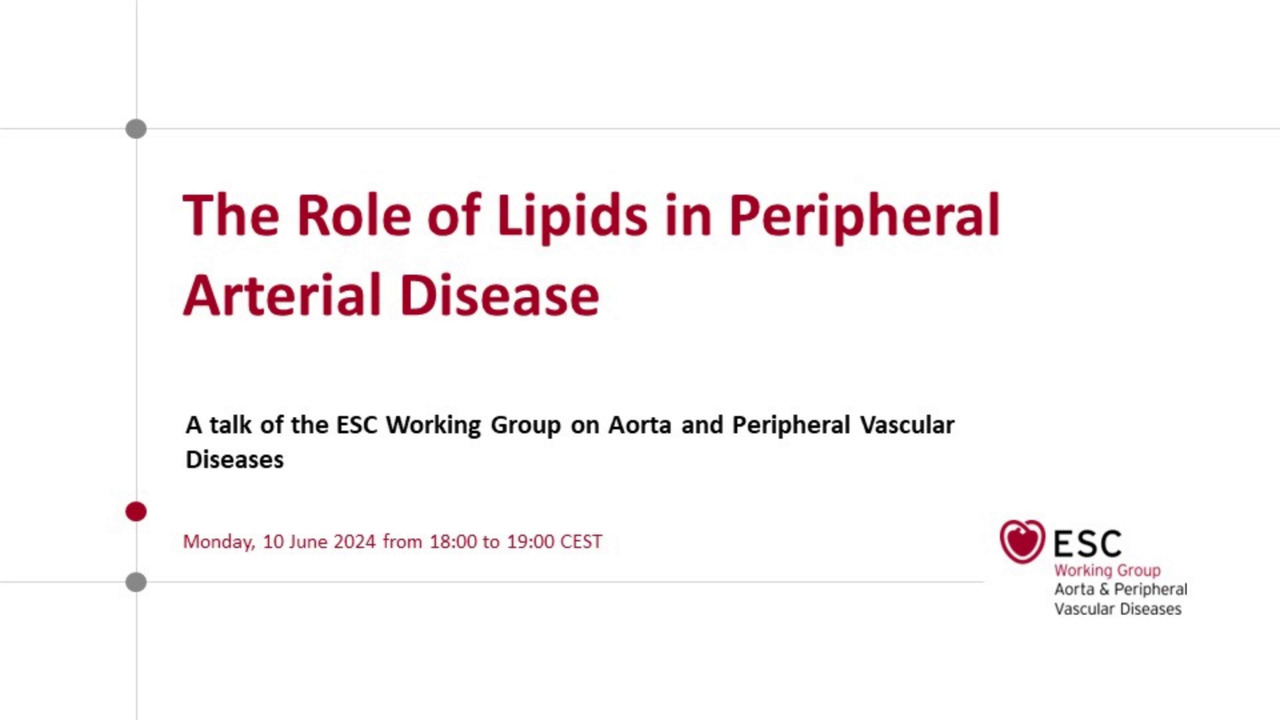 The role of lipids in peripheral arterial disease