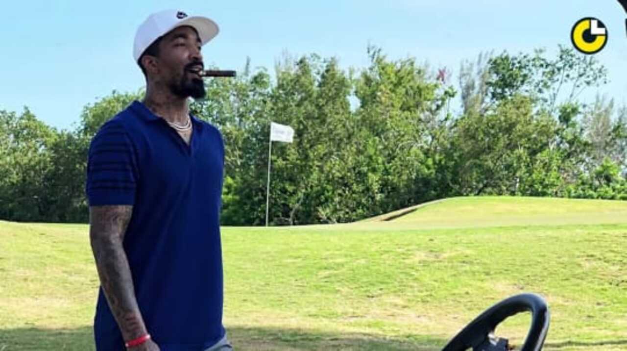 With Golf Clubs in Hand JR Smith Rewrites His Narrative