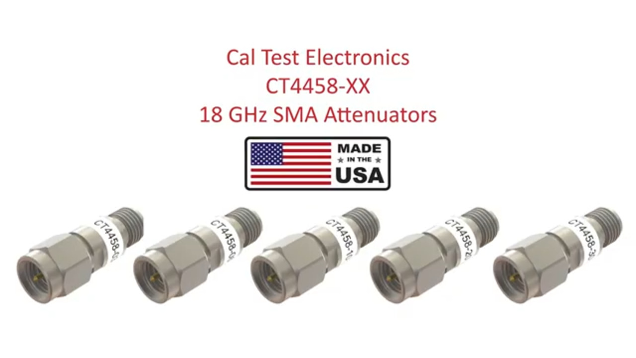 CT4458 Attenuators - Cal Test Electronics | Mouser