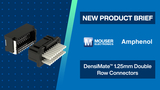 Amphenol FCI DensiMate™ 1.25 mm Double Row Connectors: New Product Brief | Mouser Electronics