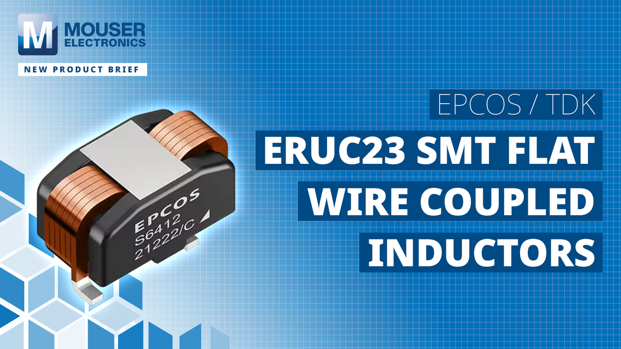 ERUC23 SMT Flat Wire Coupled Inductors - EPCOS / TDK | Mouser