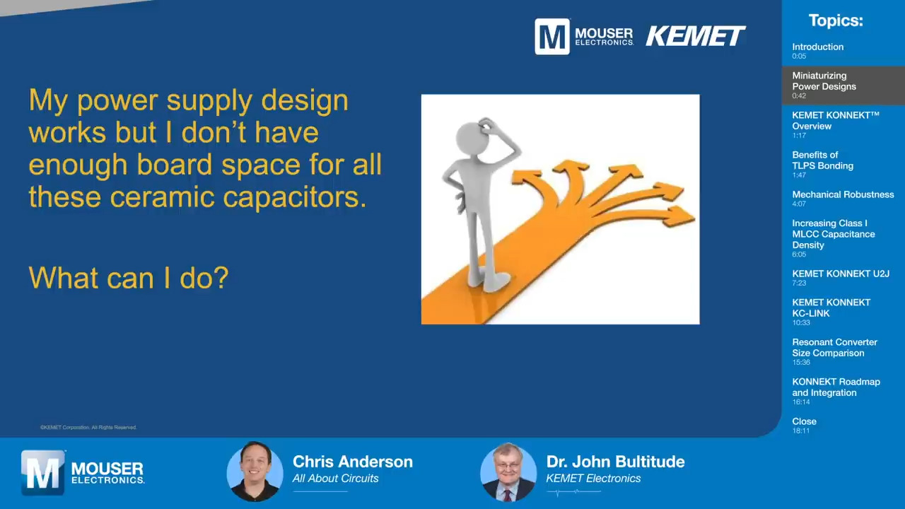 KONNEKT High-Density Packaging Technology - KEMET | Mouser