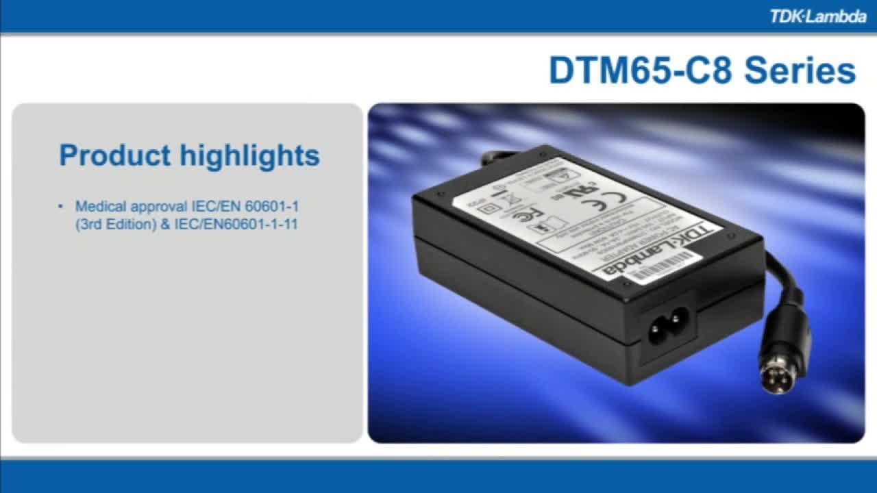 DTM Medical Plug-In AC Adapters - TDK-Lambda | Mouser