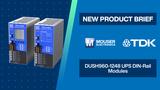 TDK-Lambda DUSH 960-1248 UPS DIN-Rail Modules: New Product Brief | Mouser Electronics