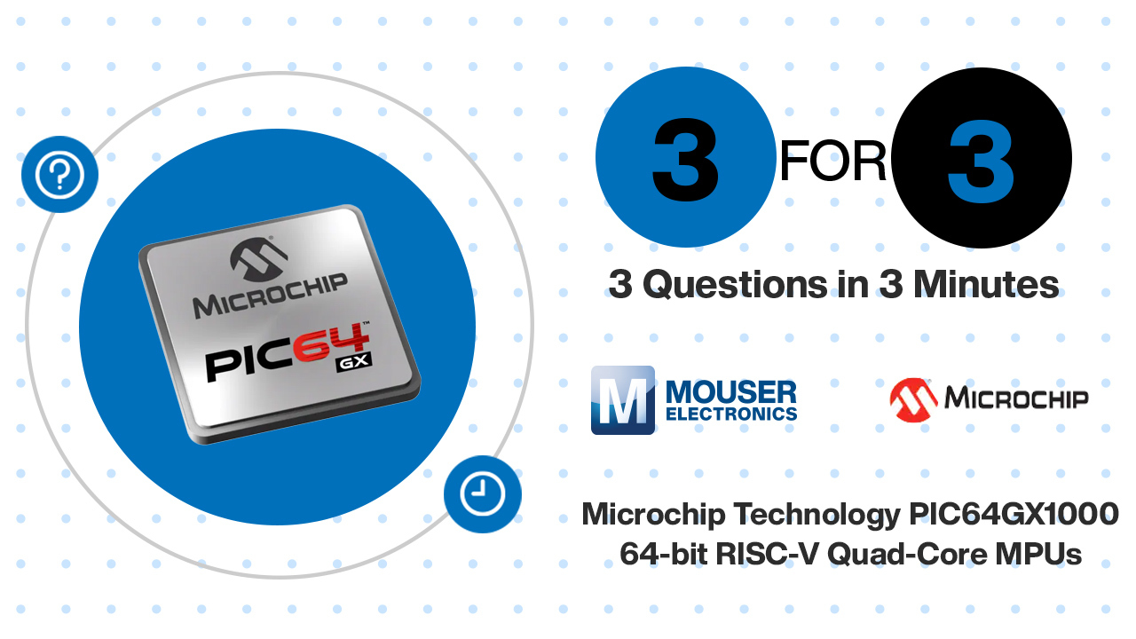 PIC64GX1000 64-bit RISC-V Quad-Core MPUs - Microchip Technology