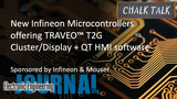 New Infineon MCUs offering TRAVEO™ T2G Cluster/Display + QT HMI software: Chalk Talk | Mouser Electronics