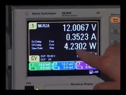 N6705C DC Power Analyzer