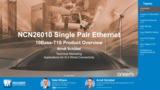 NCN26010 Single Pair Ethernet 10BASEP-T1S Product Overview | Tech Chats - onsemi & Mouser