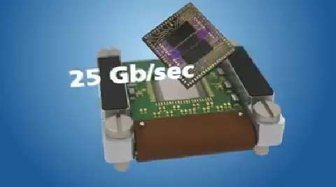 Embedded optical modules handle 100 Gbps