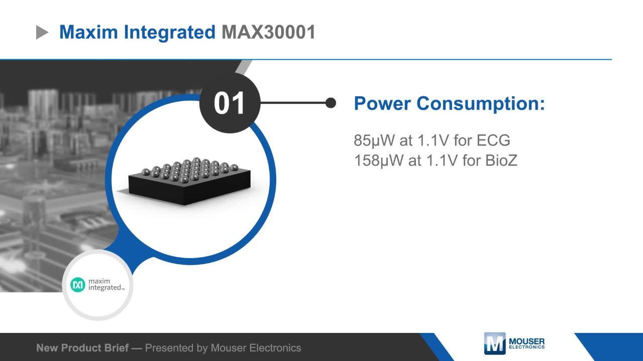 a) MAX3000x development kit for control of (b) MAX30001 IC and