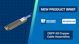 Amphenol FCI OSFP-XD Copper Cable Assemblies: New Product Brief | Mouser Electronics