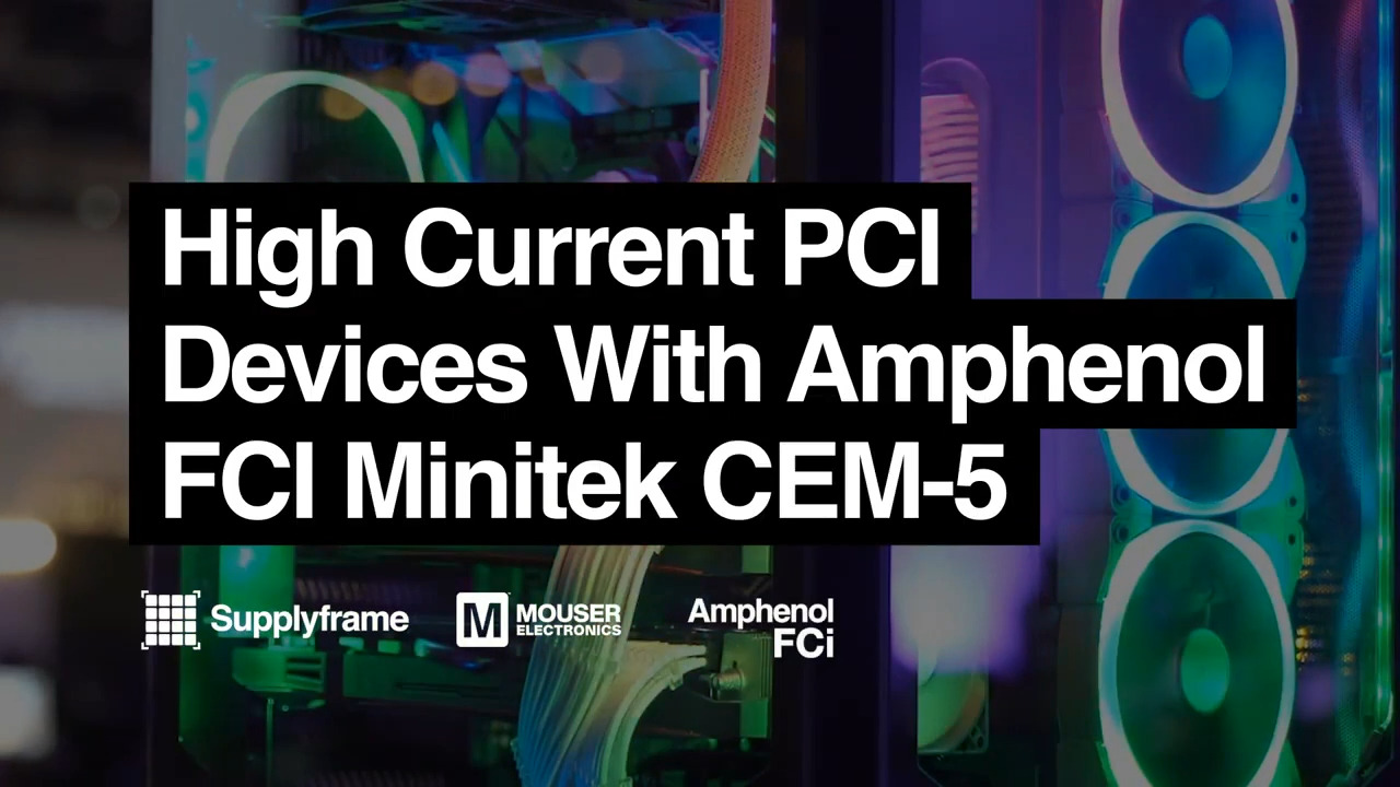 Minitek Power CEM-5 PCIe Connector System - Amphenol FCI | Mouser
