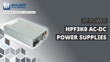XP Power HPF3K0 AC-DC Power Supplies: Featured Product Spotlight | Mouser Electronics