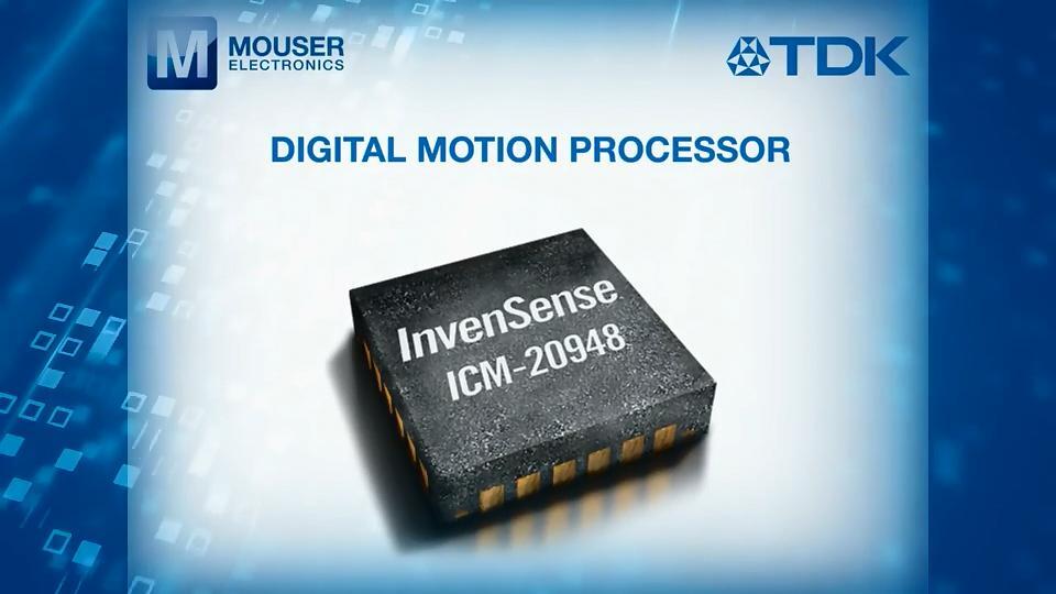 ICM-20948 9-Axis MEMS MotionTracking™ Device - TDK InvenSense | Mouser