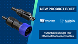 Bulgin 4000 Series Single Pair Ethernet (SPE) Buccaneer Cable Assemblies: New Product Brief | Mouser Electronics