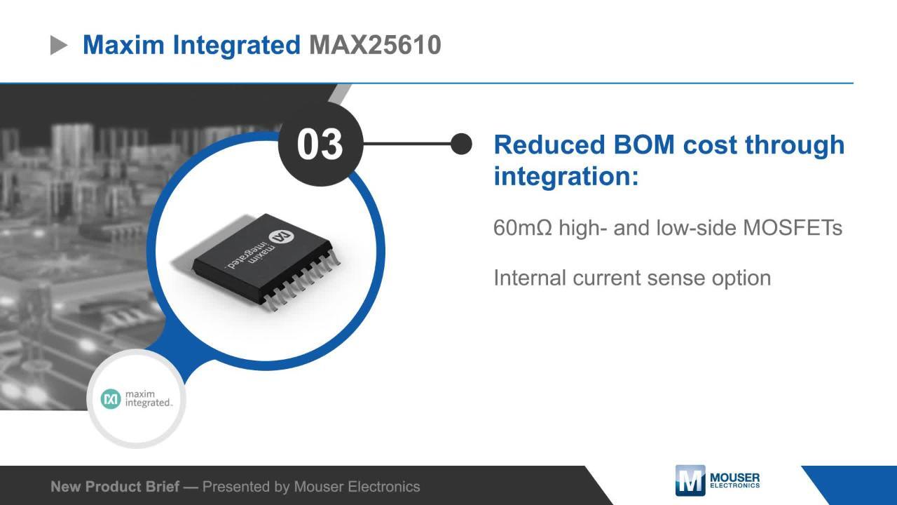 MAX25610x Buck & Buck-Boost LED Drivers - Analog Devices / Maxim 