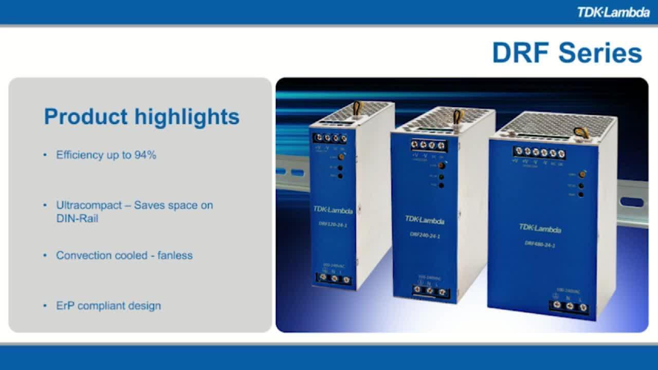 DRF120-960 Power Supplies - TDK-Lambda | Mouser