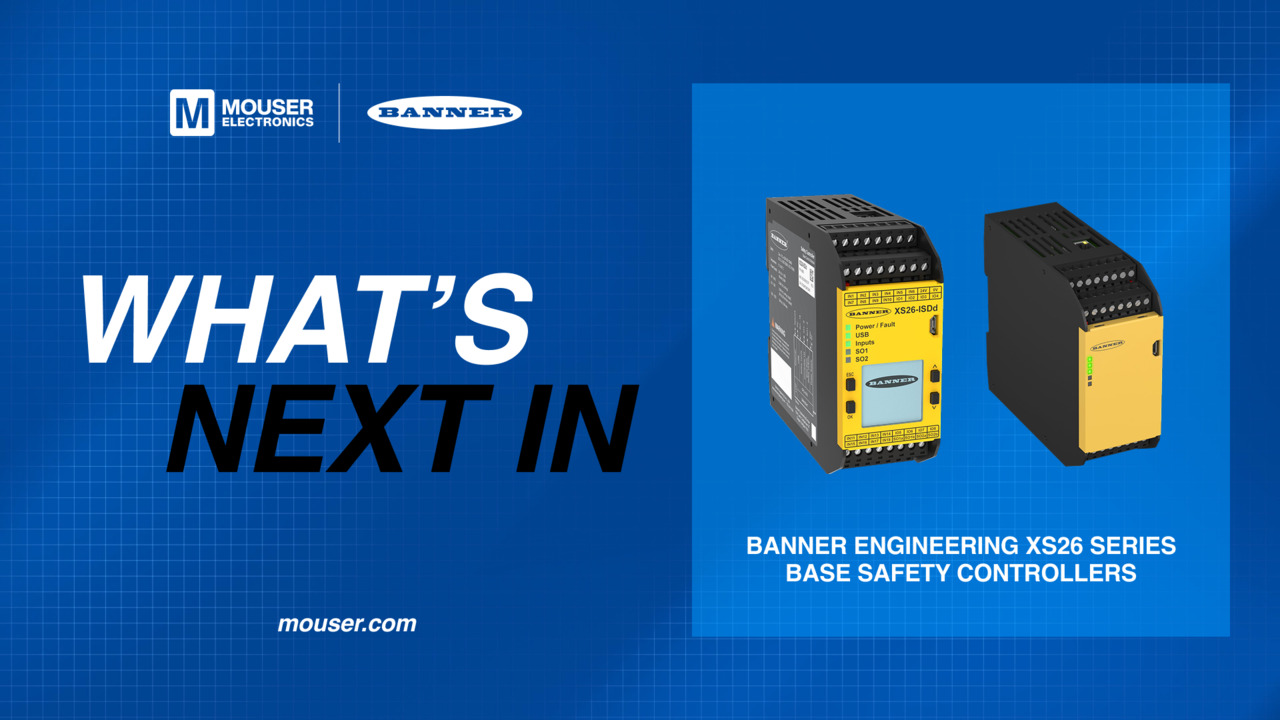 XS26 Series Base Safety Controllers - Banner Engineering | Mouser