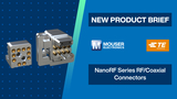 TE Connectivity NanoRF Series RF/Coaxial Connectors: New Product Brief | Mouser Electronics