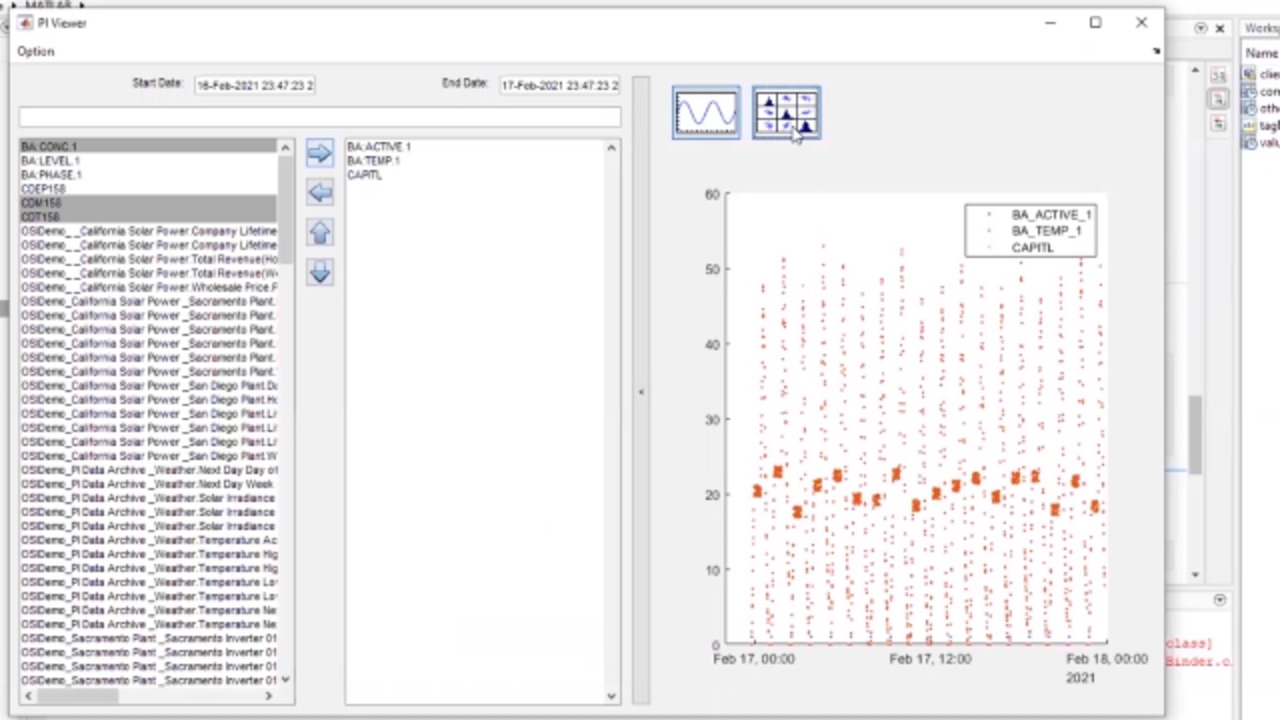 Connect MATLAB to AVEVA PI System