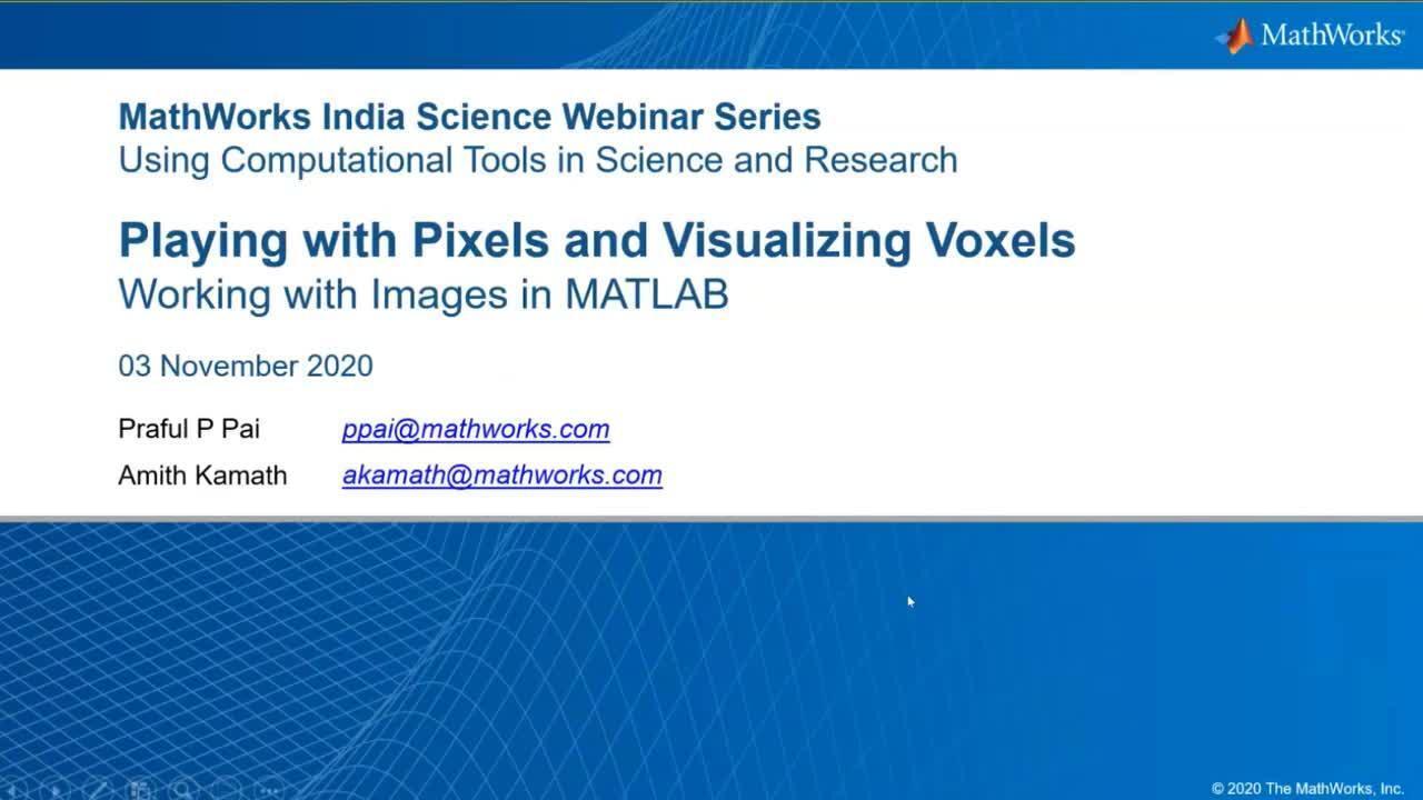 Introduction to MATLAB with Image Processing Toolbox Video - MATLAB