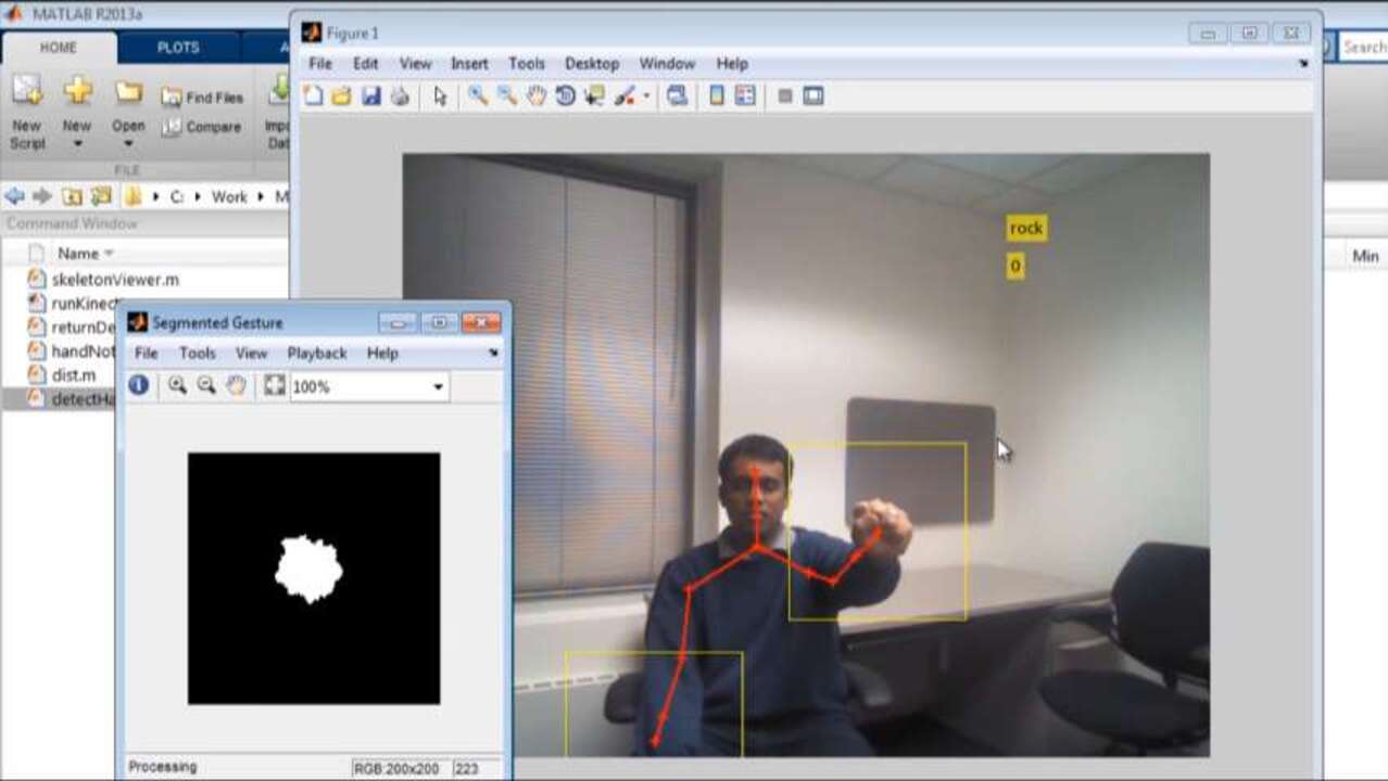 Using Kinect for Windows with MATLAB - MATLAB