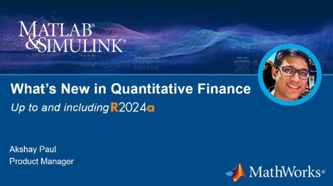 What’s New in Quantitative Finance