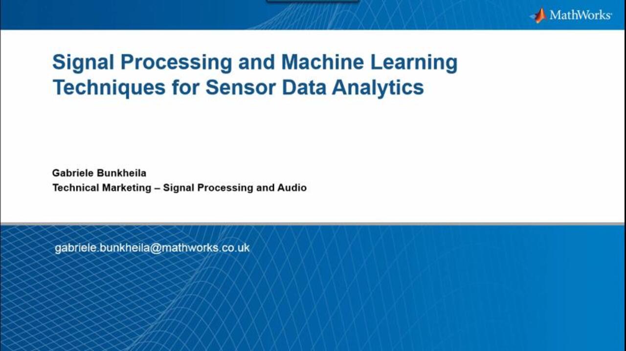 Sensor data analysis using best sale machine learning