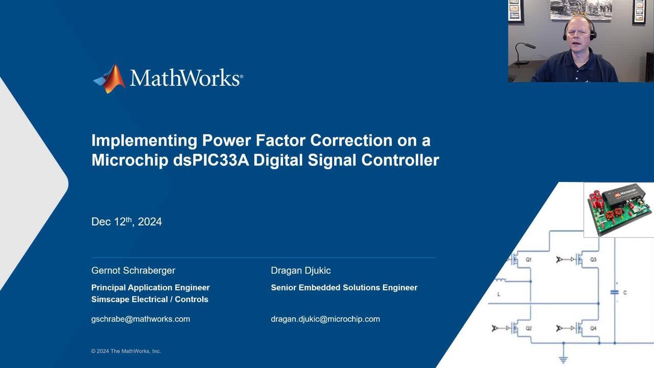 Implementing Power Factor Correction on a Microchip dsPIC33A Digital Signal  Controller - MATLAB & Simulink
