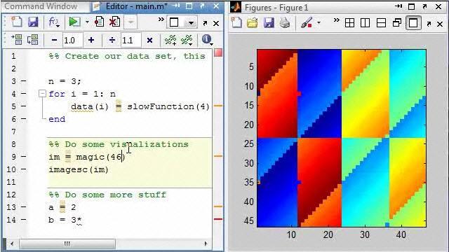 Managing Code in MATLAB: Cell Mode Interactive Video - MATLAB