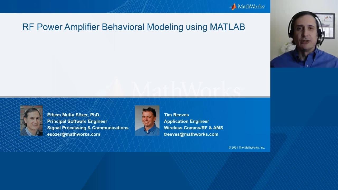 RF Power Amplifier Behavioral Modeling using MATLAB - MATLAB 